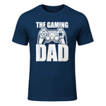 The Gaming Dad Game Controller Spruch Geschenkidee Vatertag T-Shirt in Navy - front view