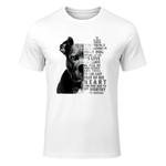 He Is Your Friend Your Partner Your Defender - Pitbull Lover T-Shirt in White - front view