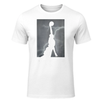 Hoops Basketball Apparel - Basketball T-Shirt in White - front view