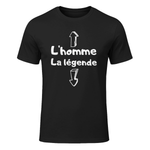 Tee Shirt beauf Humour collègue drôle Papa beauf T-Shirt in Black - front view