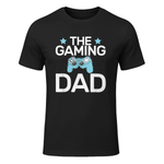 Herren The Gaming Dad Game Controller Spruch Geschenkidee Vatertag T-Shirt in Black - front view